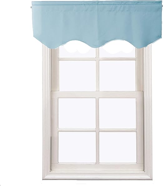 Amazon Com Aquazolax Kitchen Curtains Window Treatments Valance