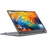 EYY 2 in 1 Laptop Computer, 15.6" 16GB DDR4 512GB SSD Touchscreen Notebook, AMD Ryzen R3 3200U(Up to 3.5 GHz), Radeon Vega 3, 1920x1080 FHD Display, Win 11 Pro, WiFi, BT5.1 RJ45, Blacklit Keyboard