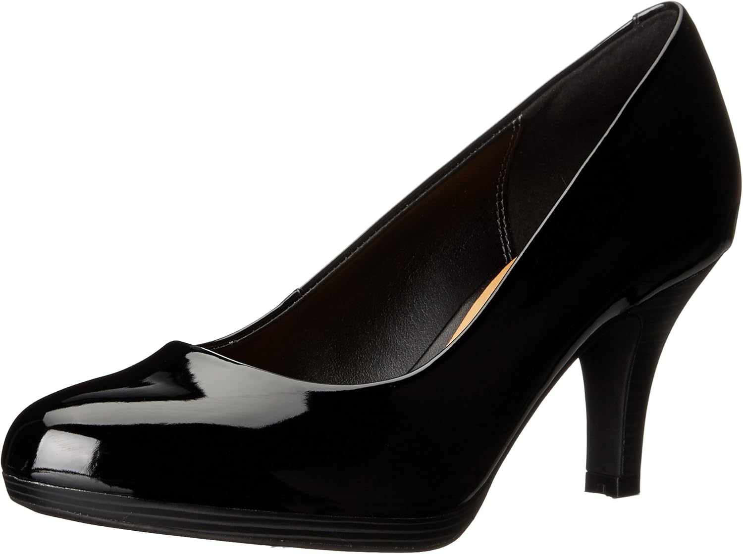 clarks patent leather pumps