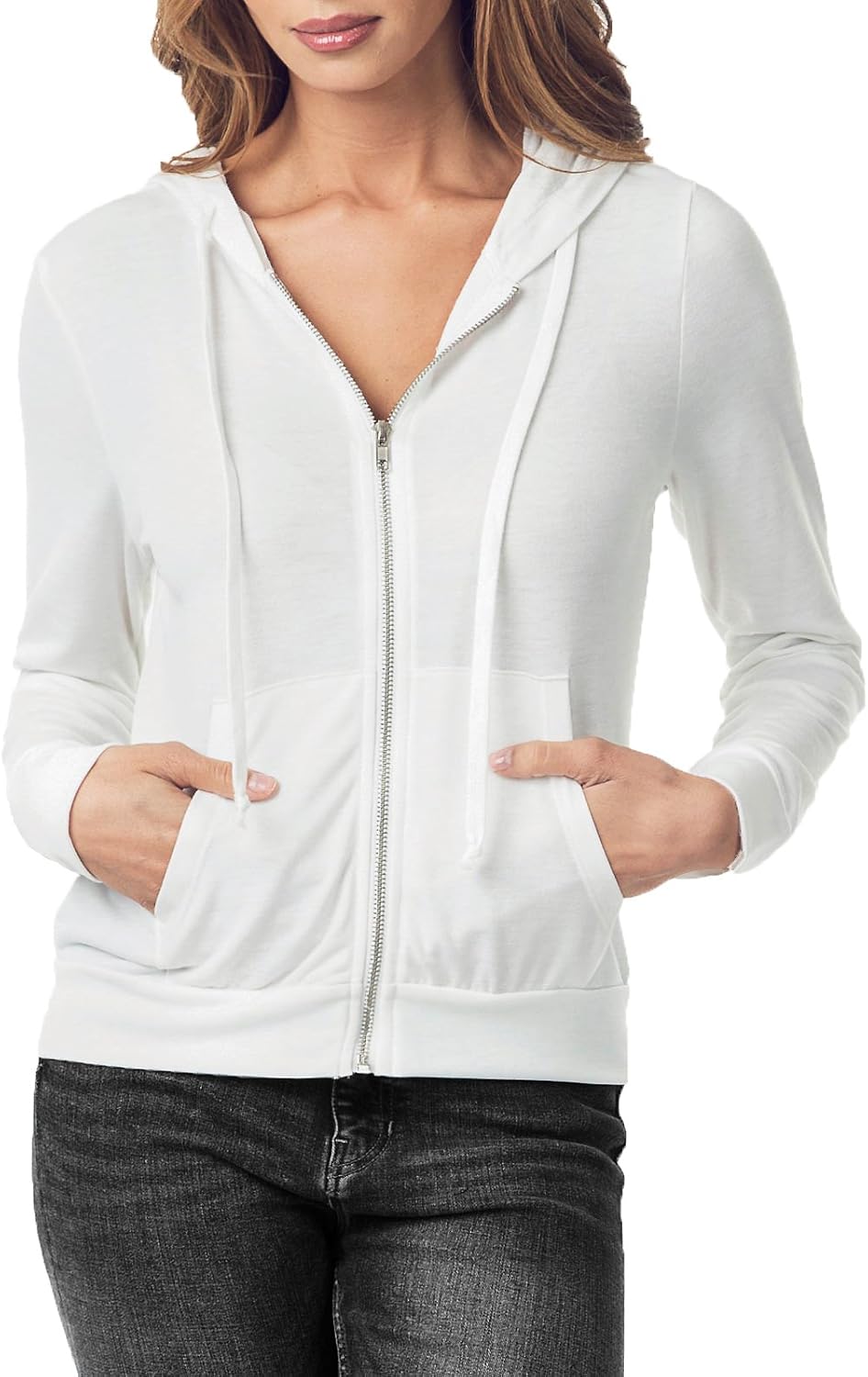 soft zip up hoodie womens