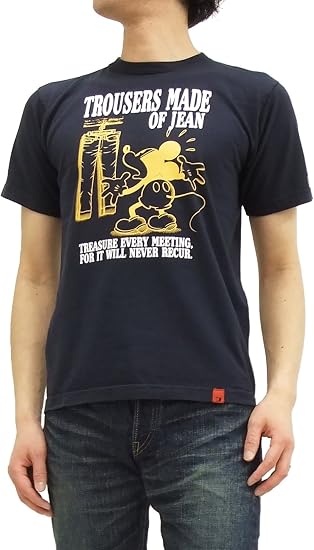 Amazon ステュディオ ダ ルチザン Tシャツ Mk 002 ミッキーマウス ダルチザン コラボ メンズ 半袖tee ネイビー M Tシャツ カットソー 通販