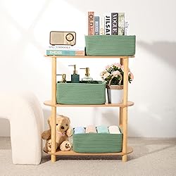 MiniArk Shelf Storage Baskets for Organizing