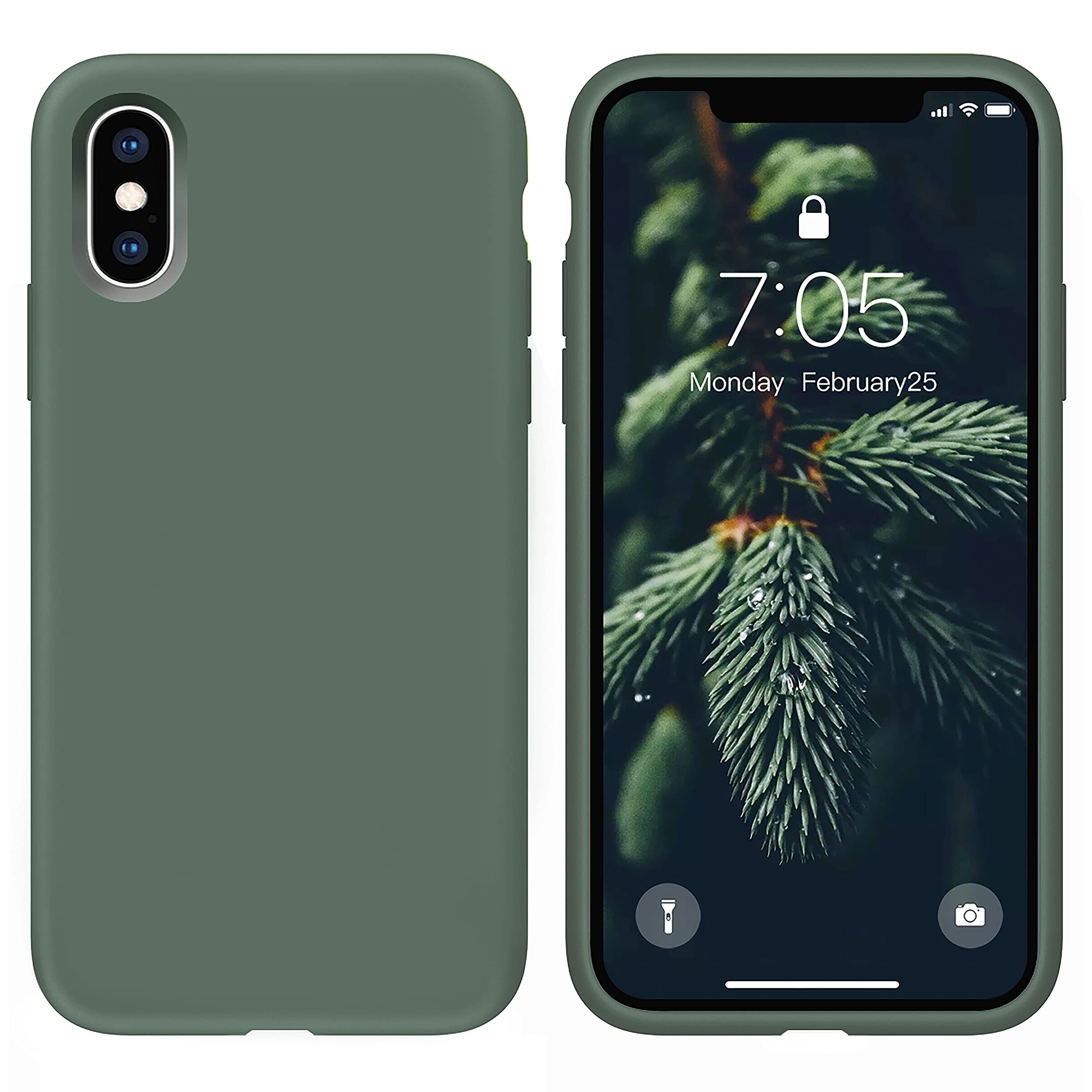 OuXul Case for iPhone X/iPhone Xs case Liquid