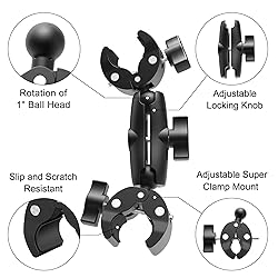 Taisioner Double Super Clamp Mount Umbrella clamp