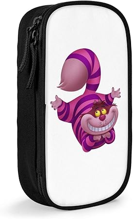 Amazon チェシャ猫 アリス ペンケース 大容量 かわいい 筆箱 小学生 文具ケース 化粧ポーチ 多機能 二階建てペンケース 垂直バージョン 文房具 オフィス用品 文房具 オフィス用品