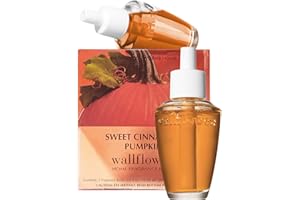 Bath & Body Works Sweet Cinnamon Pumpkin Wallflowers Home Fragrance Refills, 2-Pack (1.6 fl oz total)