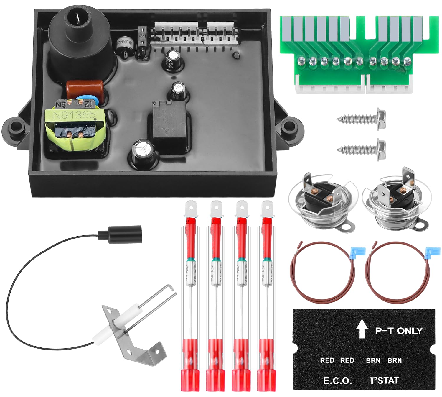 Photo 1 of 2025 HOT- RV Water Heater Part Fit Atwood RV Water Heater GC6AA-10E GC10A-4E include 91365 Control Circuit Board Parts,91447 Thermal Cut Off & Thermostat Kit,93868 Initer Electrode By AMI PARTS