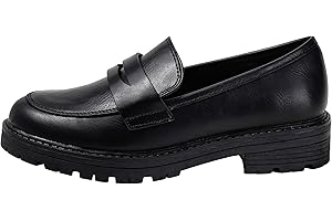 Kassie Daniela ~ Krystal-2 ~ Kid's Slip On Loafers Round Toe Uniform Dress Church School Casual Girls