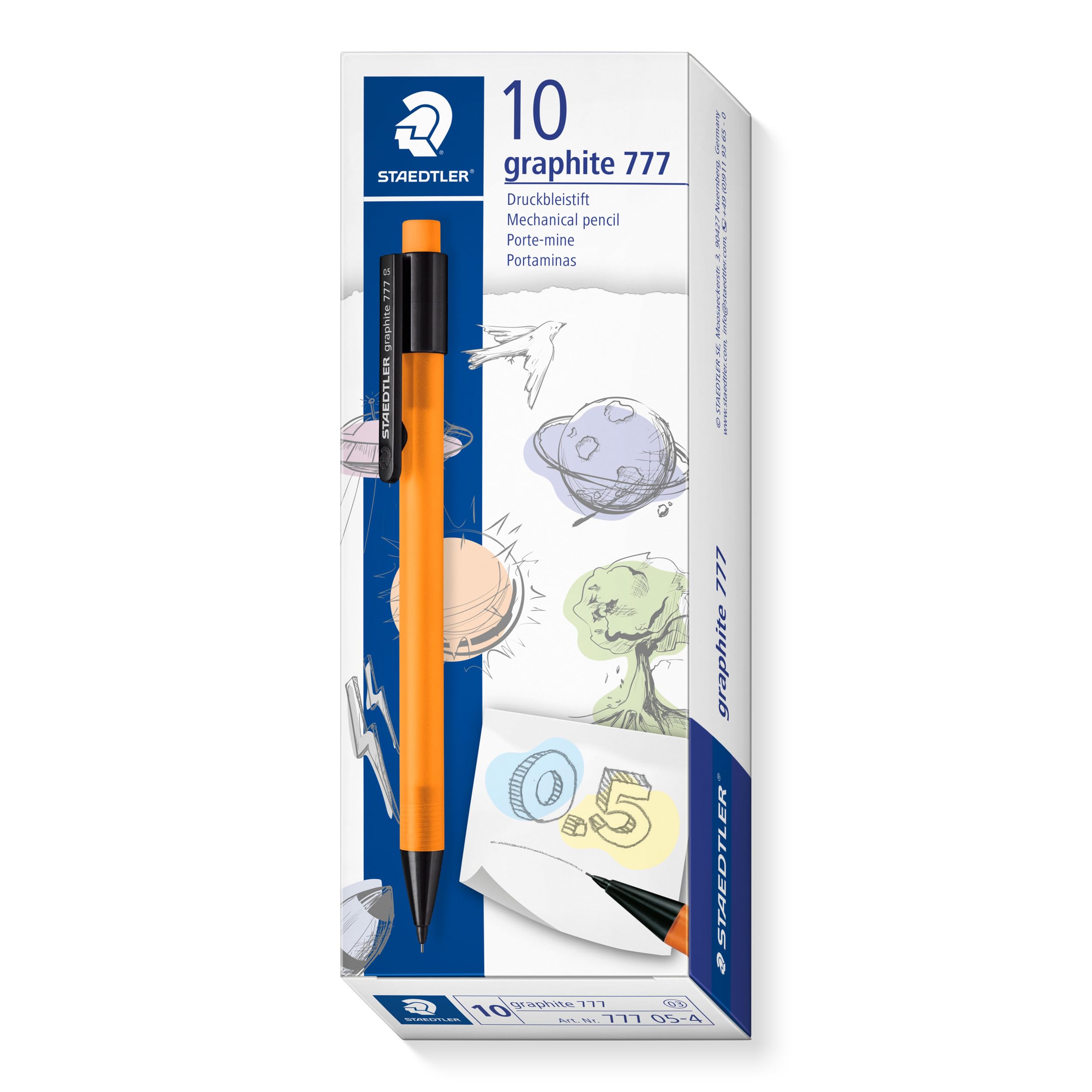 Staedtler 777 05-4 Ballpoint Pen Orange