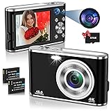 Digital Camera, UHD 4K Digital Camera with Front