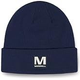 Merrell Unisex Adult Patch Beanie, Classic Double-Layer Knit Hat with Cuff for Slopes &amp; City Warmth