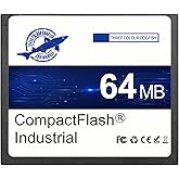 Dogfish Compact Flash Memory Card 64MB Industrial CF Type I Card FAT16 for Industrial Equipment and Vintage Digital Cameras