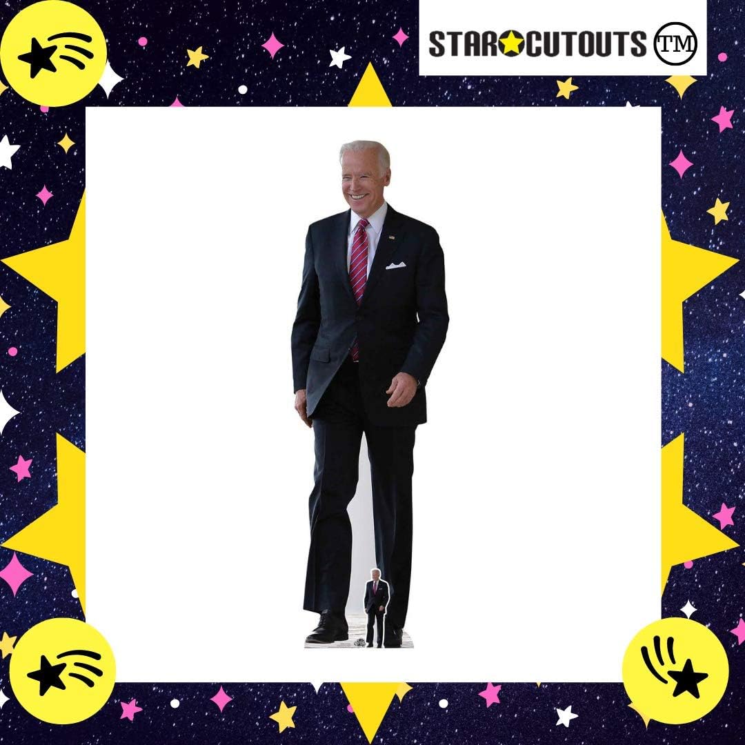 Joe Biden Lifesize Cardboard Cutout with Free Mini Standee Perfect for Fans Friends, Parties & Family, Multi Colour, Regular - Image 4