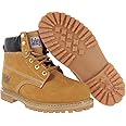Safety Girl Steel Toe Boots for Women - Tan - 9.5W | Waterproof Work Boots for Women Steel Toe Boots | Slip Resistant Work Shoes for Women | Lightweight Nubuck Leather for Comfort and Style