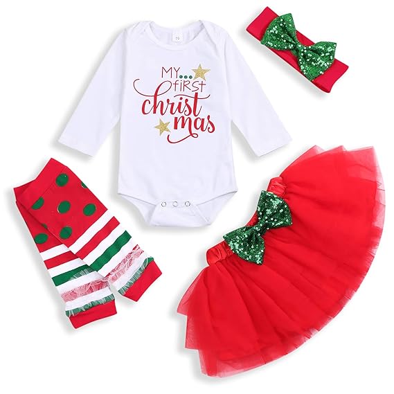infant christmas leggings