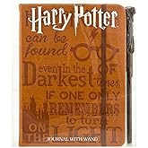 Harry Potter Faux Leather Journal w/ Wand Pen
