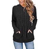 JomeDesign Sweaters for Women Long Sleeve Shirts Fashion Hoodies Pullover Sweatshirts Loose Casual Fall Tops