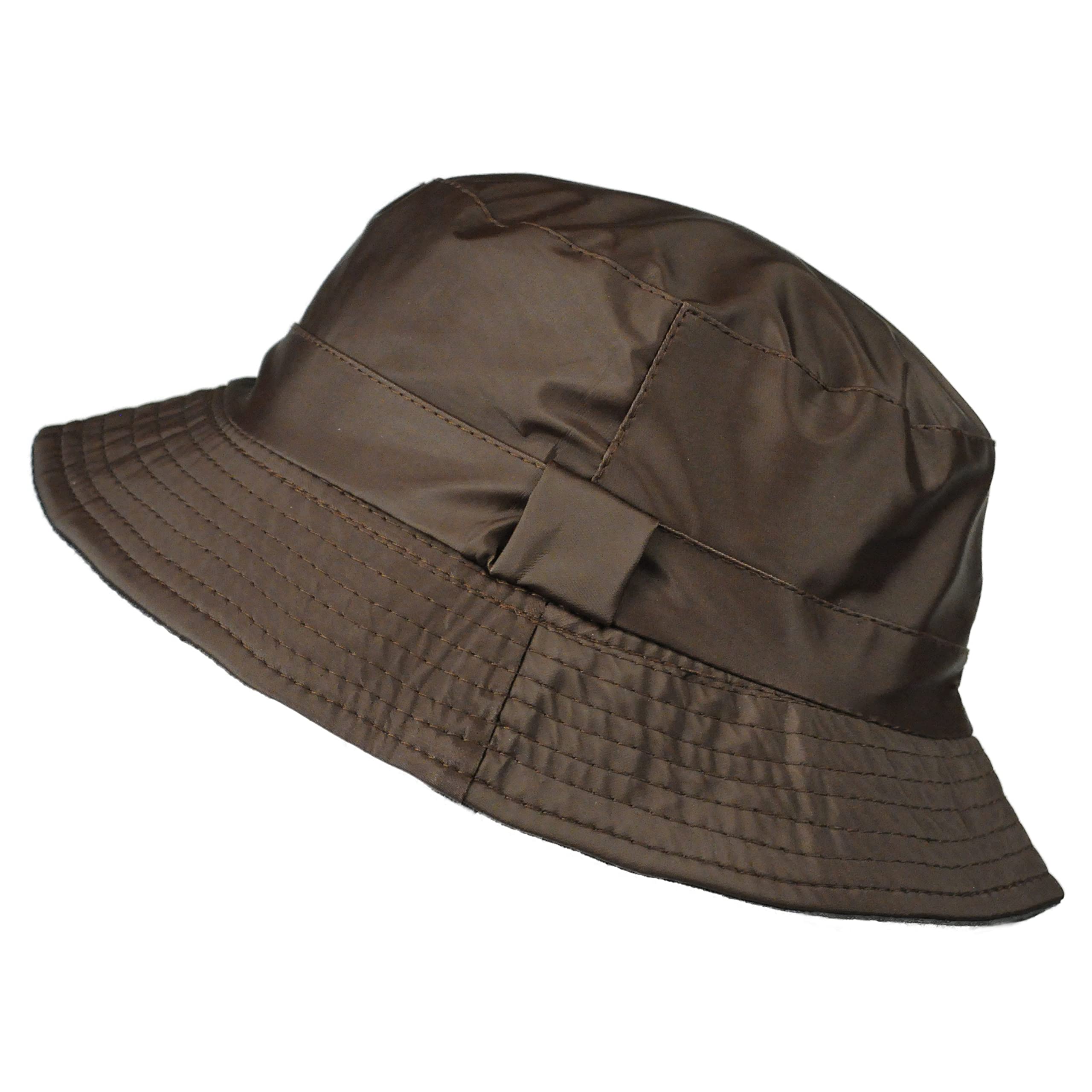 Toutacoo, Bucket Rain Hat - (Bronze Size L)