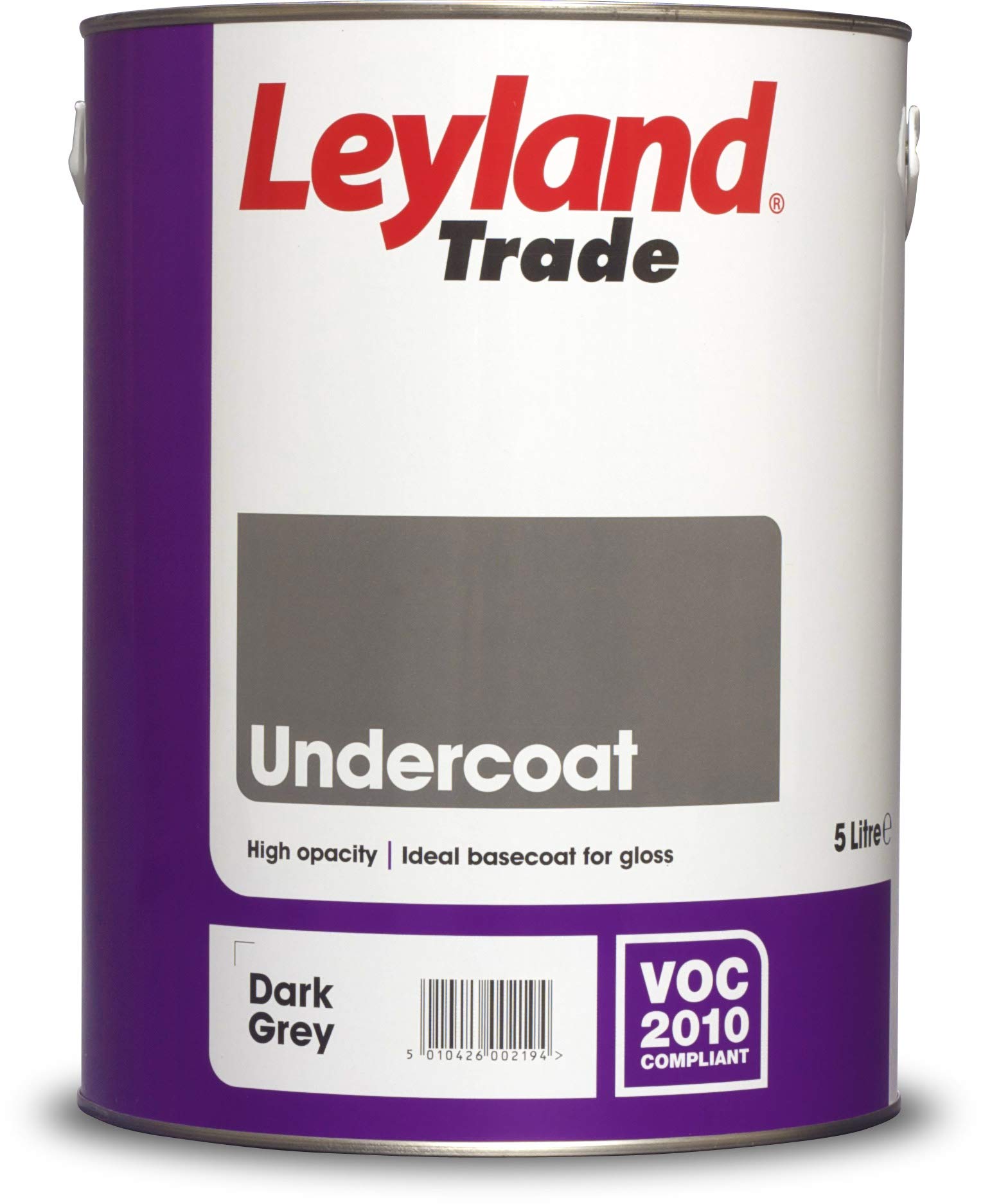 Leyland Trade Undercoat - Dark Grey 5L
