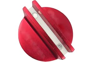 iFJF Car Universal Floor Jack Disk Pad Slotted Magnetic Side Adapter Pinch for All Model Cars Red