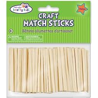 Multicraft Imports Bastoncini Artigianali Colorati – 750 Pezzi In Legno, 5,1 Cm, 7 Colori, Per Lavoretti E Creatività - 2