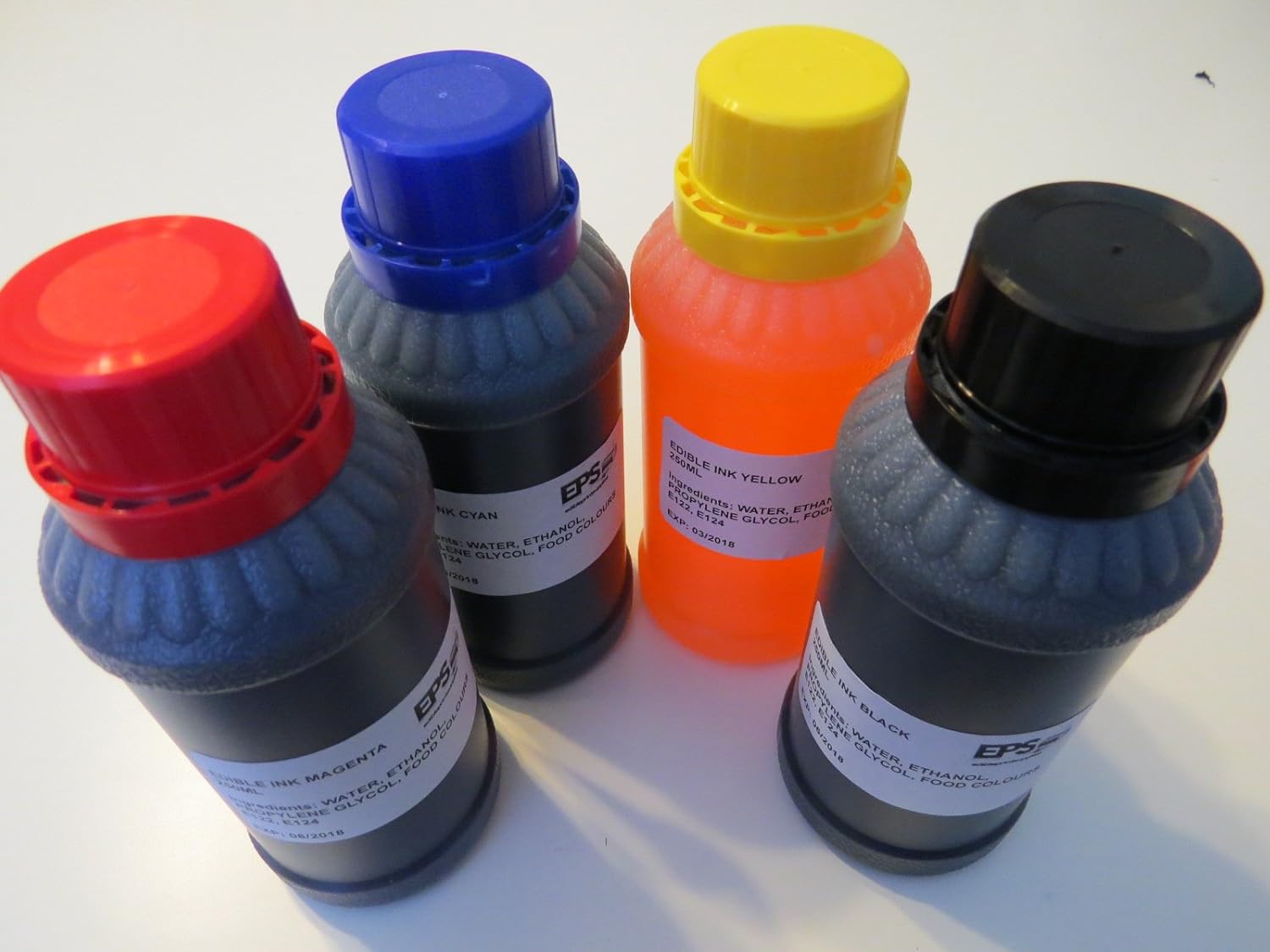 EPS Edible Ink 4 x 250ml set (EU approved) Amazon.co.uk Kitchen & Home