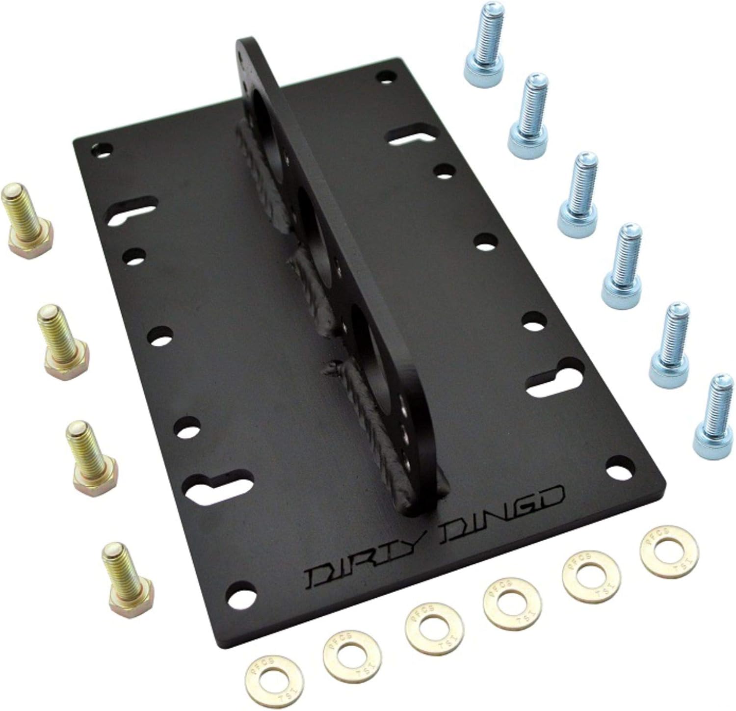 Dirty Dingo LS SBC BBC Ford 2,4 Barrel Holley Spread Bore Carb Universal Engine Lift Plate: Automotive