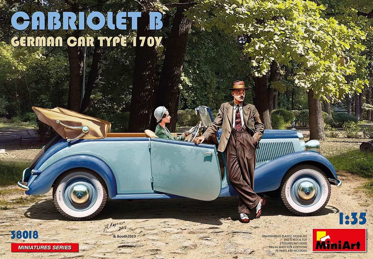 Miniart 1:35 - Cabriolet BGermn Car Type 170V