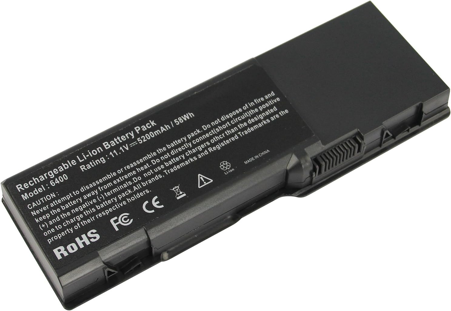 Futurebatt 6 Cell New Battery for Dell Inspiron E1505 1501 6400, Dell Vostro 1000, Dell Latitude 131L KD476 GD761 RD850 312-0427
