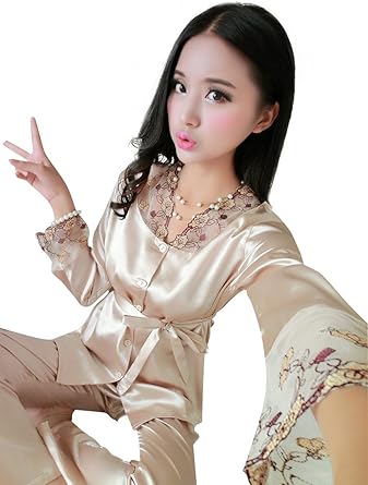 satin nightwear amazon