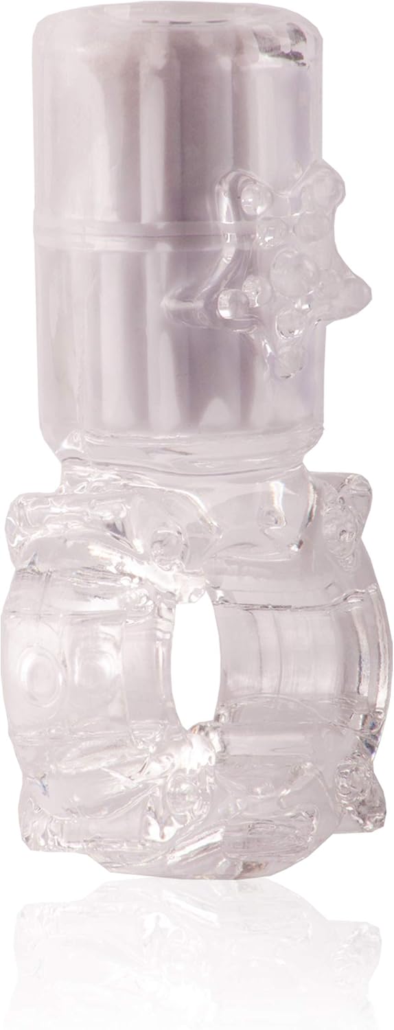 The Screaming O Big OMG Vibrating Ring, Clear, Transparent - Image 3