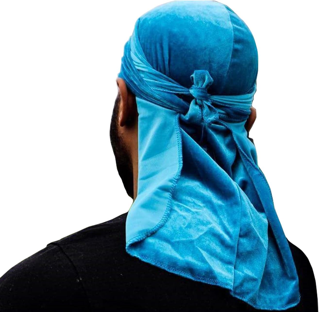Premium Velvet Durag 360, 540,720 Waves Extra Long Tail and Wide Straps for Men Du-RAG