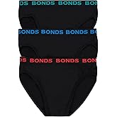 Bonds mens Classic Everyday Brief Underwear in Cotton Blend for Men, 3-pack