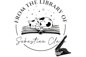 Book Embosser Personalized, Embosseur de Livre Personnalisé, Custom Book Stamp Personalized Personal Embosser Made with Your 