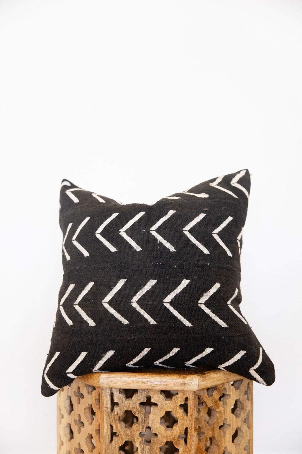 Em2342oe 16x16 inch 40x40cm Authentic African Mudcloth Pillow Cover