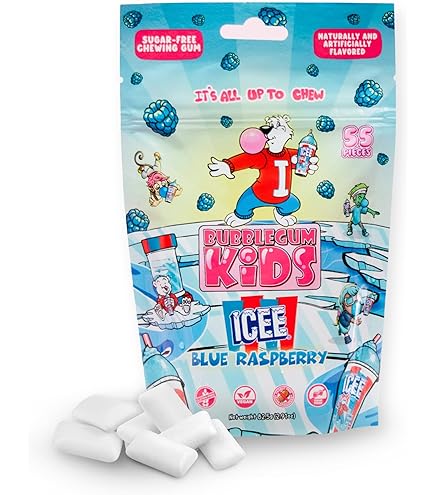 Bubblegum Kids Barry's Scary Berry Sugar Free Gum | Blueberry