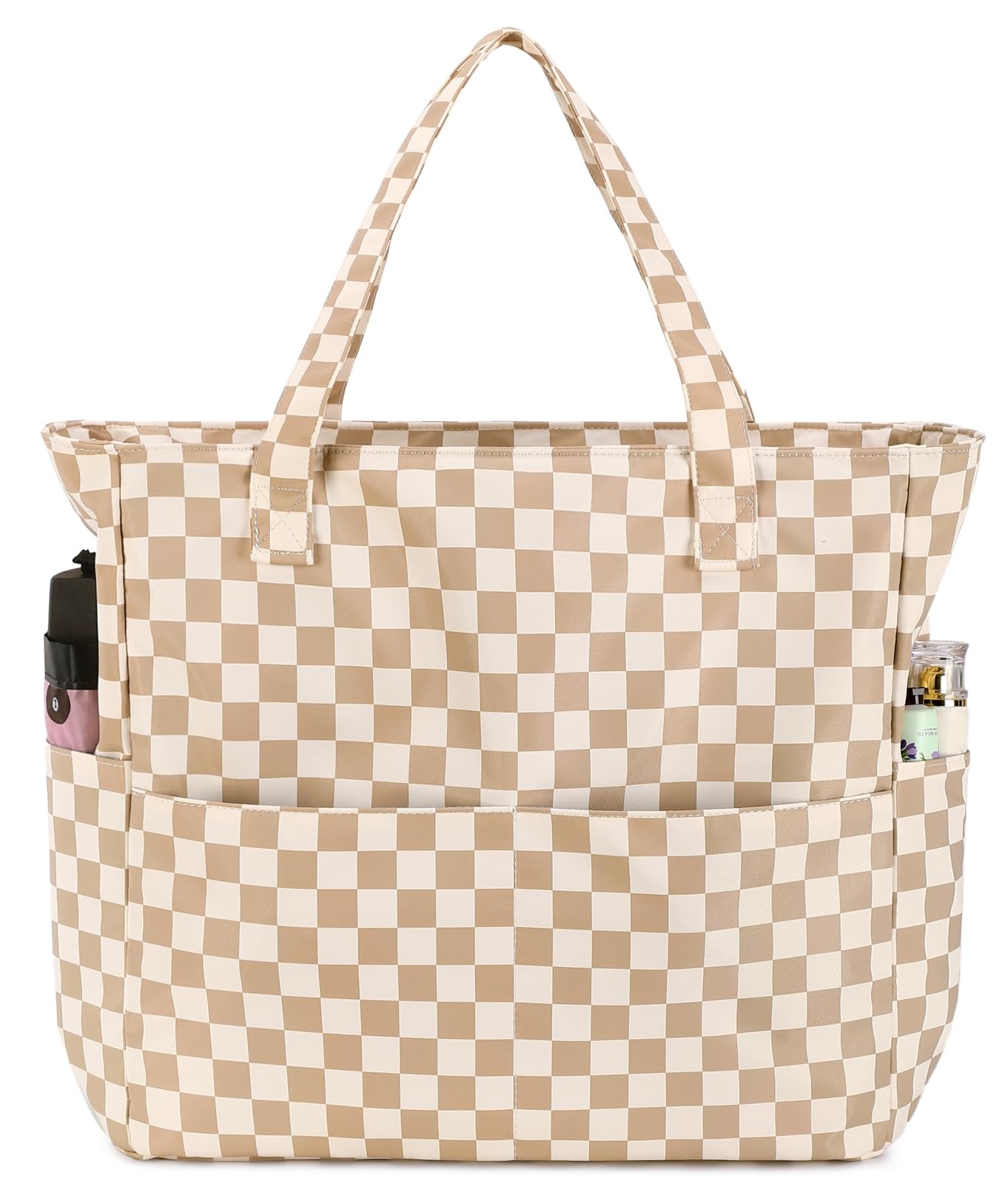 Photo 1 of Waterproof Beach Tote Pool Bags for Women Ladies Extra Large Gym Tote Carry On Bag With Wet Compartment for Weekender Travel