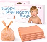 D.A.Y. Republic 400 Coloured Nappy Bags with Tie Handles Fragranced