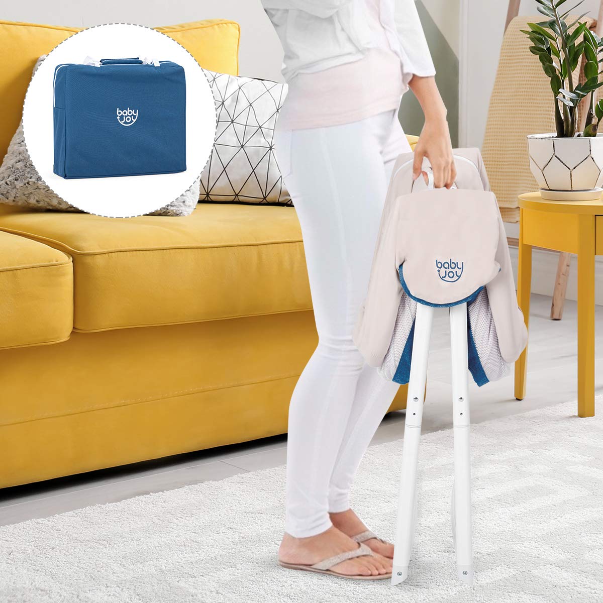 baby joy rocking bassinet