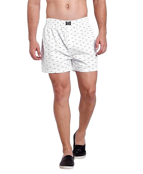 bare denim boxer shorts