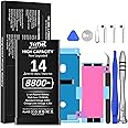 TQTHL 8800mAh Replacement for iPhone 14 Battery, (2024 New Upgrade) Upgraded Capacity for 14 A2882 A2649 A2881 A2884 A2883 Battery with Repair Kit