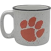 Boelter Brands Large Extra Thick 15oz Speckled Vintage Diner Campfire Coffee Mug NCAA Team Logo (Clemson Tigers)