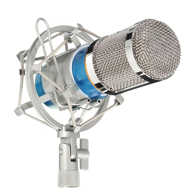 Condenser Microphone, M.Way Studio Broadcasting Vocal Amazon.in Electronics