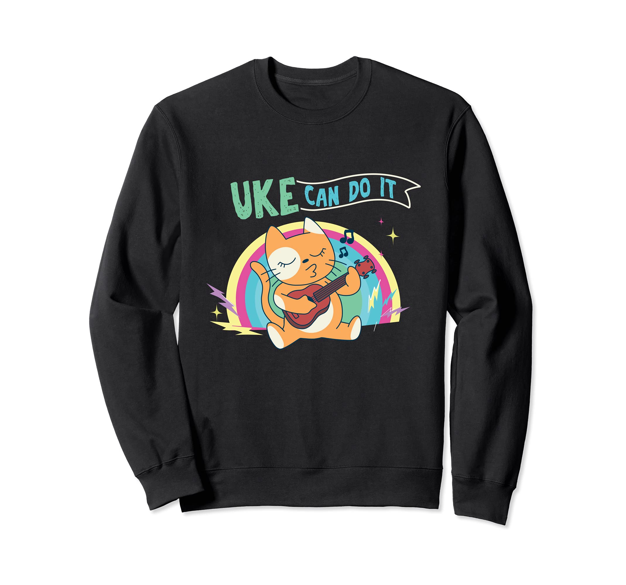 Uke Can Do Hawaii Musician Guitar Uke Acoustic Hawaiian Sweatshirt