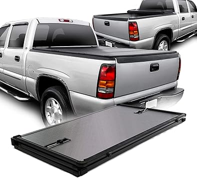 Lock Tri Fold Tonneau Cover Fit 1999 2006 Chevy Silverado 1500 2500 Hd 6 5ft Bed Auto Parts Accessories Auto Parts And Vehicles