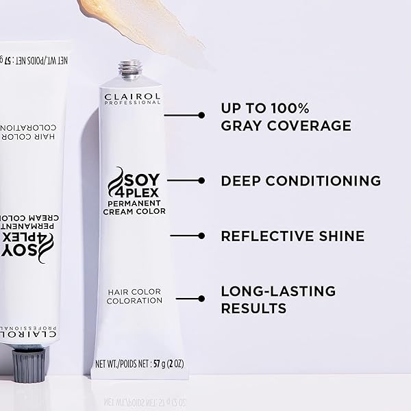 CLAIROL PROFESSIONAL CRÈME PERMANENTE, 4VVR LIGHT INTENSE VIOLET RED, 2 OZ. – PACKAGING MAY VARY
