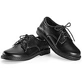 PATPAT Boys Girls Dress Shoes,Oxford Loafers Formal School Shoes for Toddler Little Big Kids