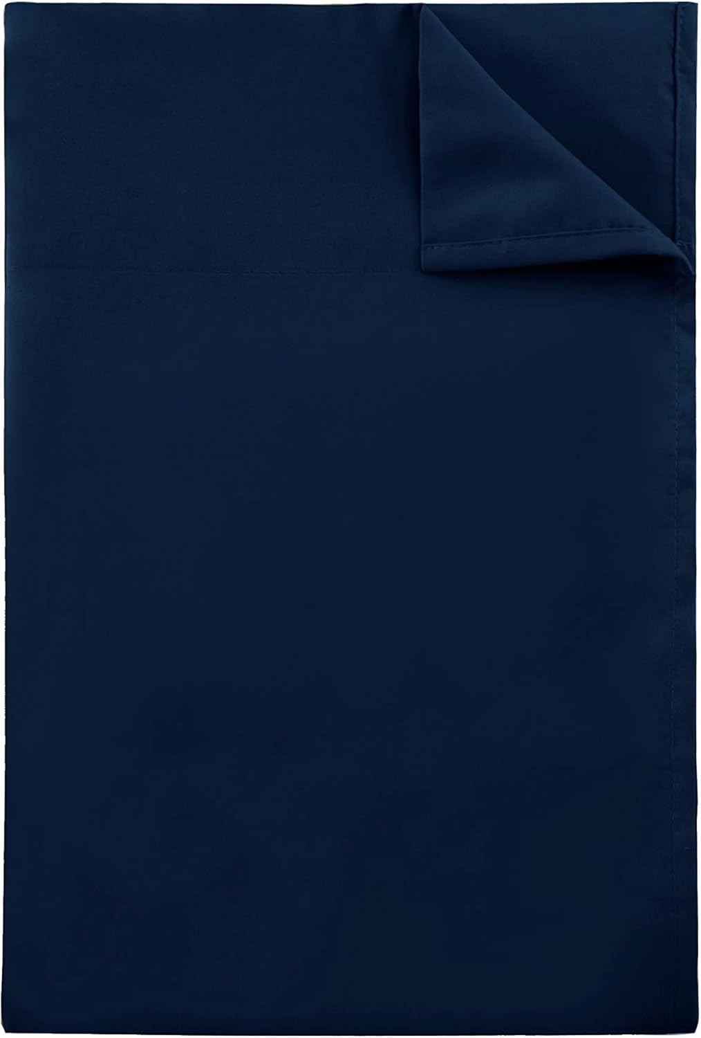 Sfoothome Bed Flat Sheet - Ultra Soft and Wrinkle, Fade, Stain Resistant Top Sheet, Queen Size, Navy Blue: Home & Kitchen