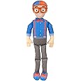 Blippi Bendable Plush Doll, 16” Tall Featuring SFX - Squeeze The Belly to Hear Classic catchphrases - Fun, Educational Toys for Babies, Toddlers, and Young Kids
