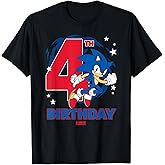 Sonic The Hedgehog 4th Birthday Epic Sonic Big Chest Logo T-Shirt